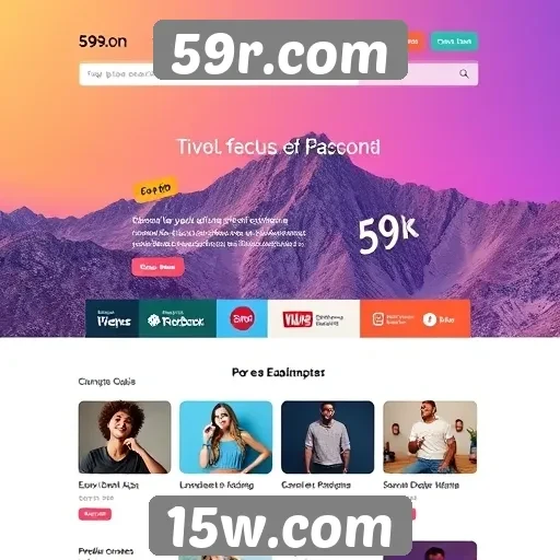 Acessibilidade e navegação no 59r.com para novos usuários