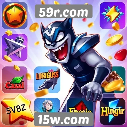 Exploração dos jogos disponíveis em 59r.com