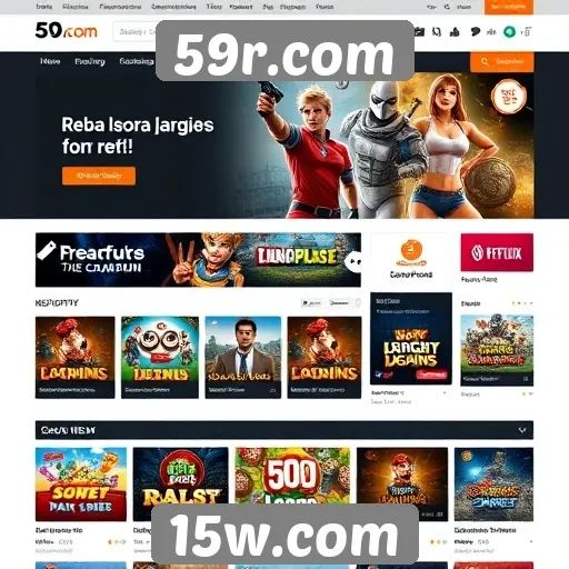 Facilidade de navegação aprimorada no site 59r.com
