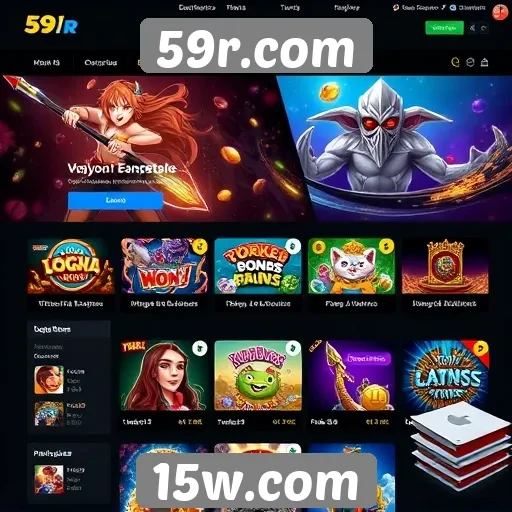 A interface intuitiva do 59r.com para usuários