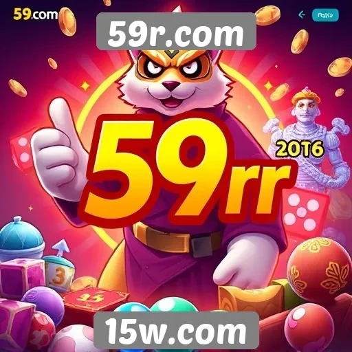 Visão geral do site de jogos 59r.com