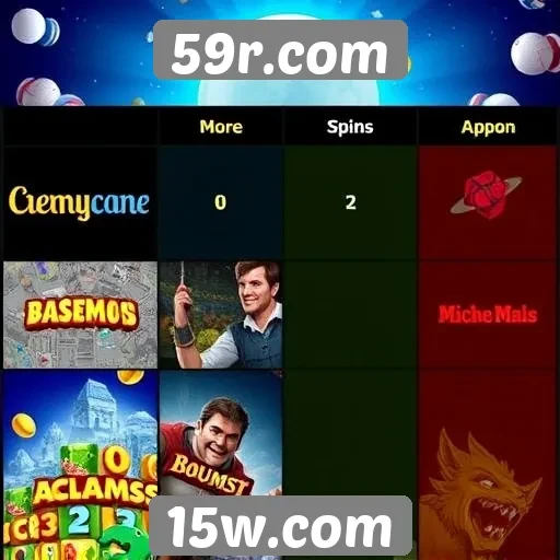 Comparativo de jogos populares no 59r.com