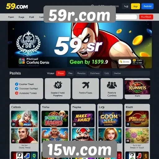 Análise das funcionalidades do 59r.com para jogadores