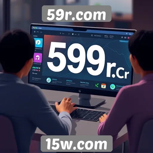 Interface do usuário do site 59r.com em 2025